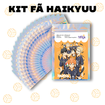 Kit, box fã personalizado Haikyuu, 32 itens