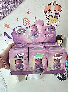 Blind Box Alien Stage – Chaveiros Pompom Surpresa