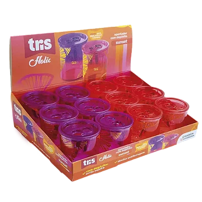 Apontador Duplo Tris Holic Sunset com Depósito
