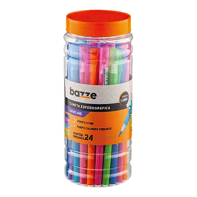 Caneta Esferográfica Gripline - 1.0mm - Bazze