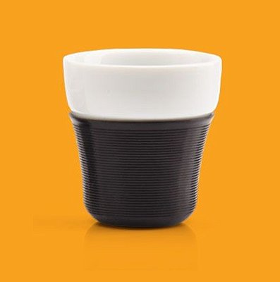 Coffee Cup com luva preta