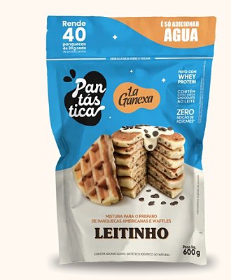 Pantástica - Panqueca Proteica sabor Leitinho 600g/un - La Ganexa