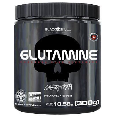 GLUTAMINE 300G BLACK SKULL