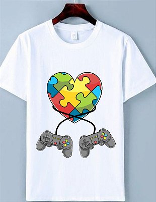 Camisa Autismo Gamer Jogo