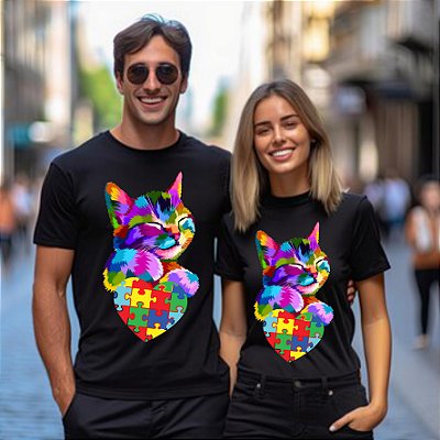 Camisa Autismo  Algodão 0123 (1 peça)