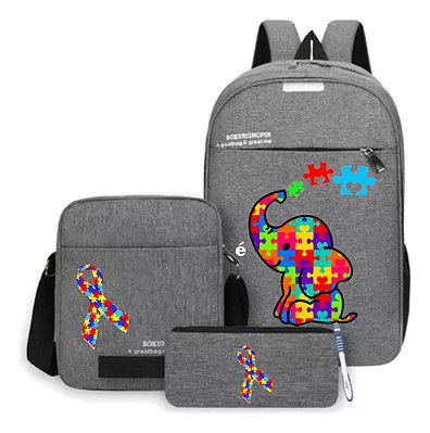 Kit Completo Mochila elefante