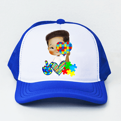Boné Autismo Azul  A3