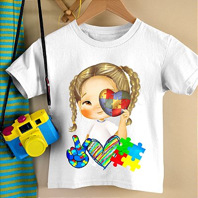 Camisa autismo nao tem cara a 12