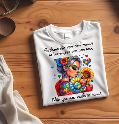 Camisa blusa autismo girassol