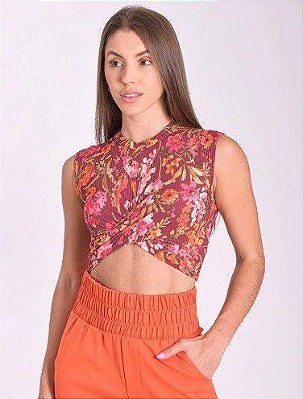 CROPPED COLCCI - ESTAMPADA