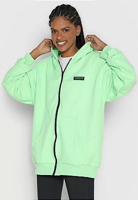 JAQUETA COLCCI MOLETOM COM CAPUZ - VERDE