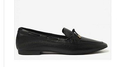 MOCASSIM AREZZO COURO - PRETO