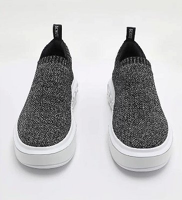 TENIS SCHUTZ IT KNIT GLAM - PRETO