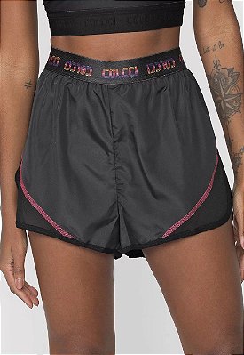 SHORT COLCCI NYLON - PRETO
