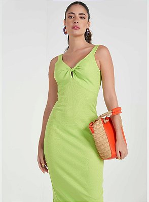 VESTIDO COLCCI - VERDE IGUANA