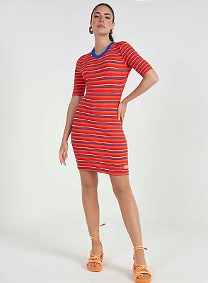 VESTIDO COLCCI LISTRADO - VC458