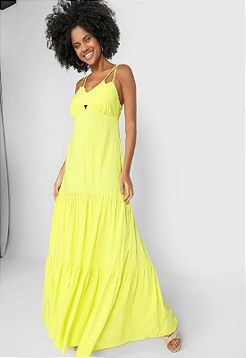 VESTIDO COLCCI LONGO - AMARELO ATALAIA