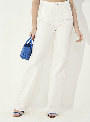 CALÇA COLCCI SARJA RETA JULIETTE  - BRANCO