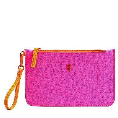 CLUTCH SANTA LOLLA - ROSA E LARANJA NEON