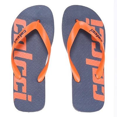 SANDALIA MASCULINA COLCCI LOGO - MARINHO