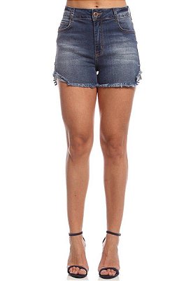 SHORT COLCCI JEANS TAY COM DOBRA - INDIGO