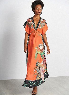 VESTIDO COLCCI LONGO ESTAMPADO