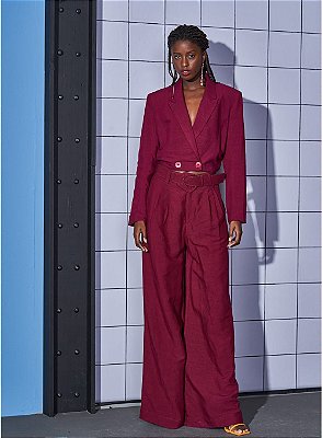 BLAZER COLCCI LINHO - BORDO FINE WINE