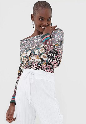 BLUSA COLCCI ESTAMPADA