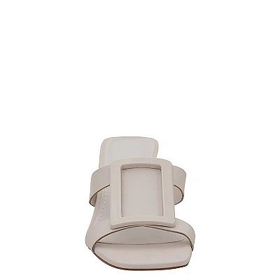 SANDALIA SANTA LOLLA MULE SANTORINE FIVELA - OFF WHITE