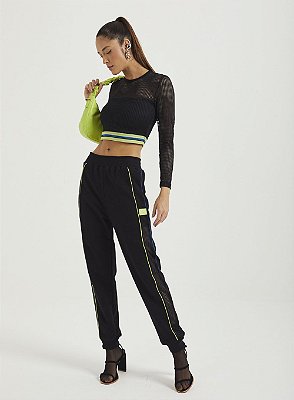 BLUSA COLCCI TELA - PRETO