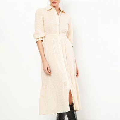 VESTIDO SLY WEAR MIDI MEIA MANGA