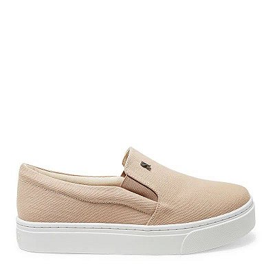TENIS SANTA LOLLA SLIP ON LONA AMERICA - NUDE