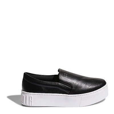 TENIS SANTA LOLLA SLIP ON FLATFORM - PRETO