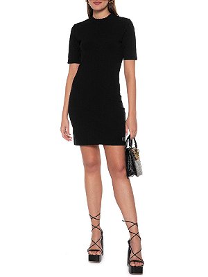 VESTIDO COLCCI CANELADO - PRETO