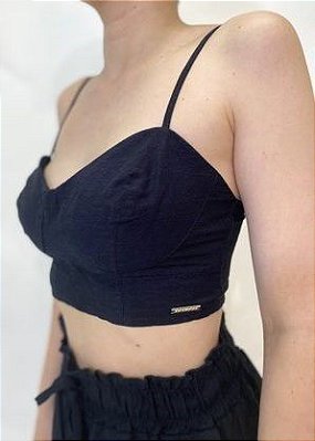 TOP COLCCI LINHO - PRETO