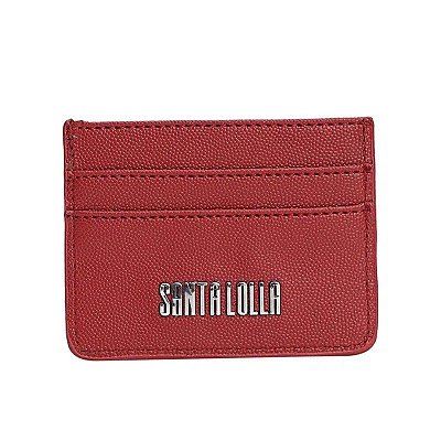 PORTA CARTAO SANTA LOLLA - RUSSIAN RED