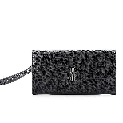 CARTEIRA SANTA LOLLA FLOATER PU - PRETO