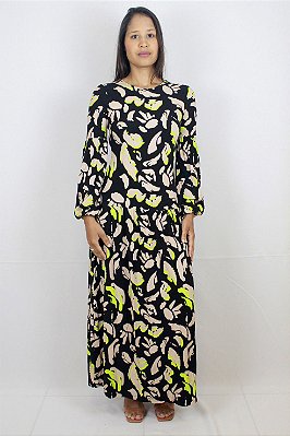 VESTIDO FORUM MIDI ESTAMPADO