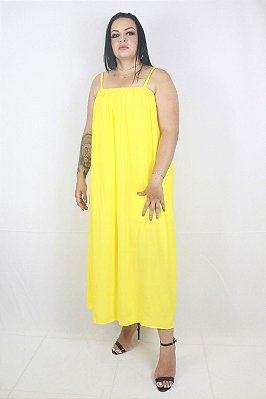 VESTIDO FORUM MIDI - AMARELO