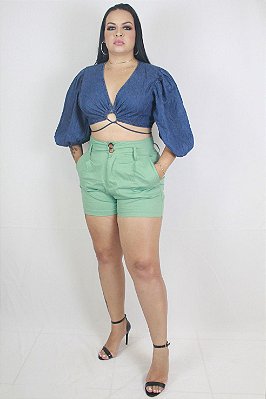 SHORT COLCCI SARJA COMFORT - VERDE