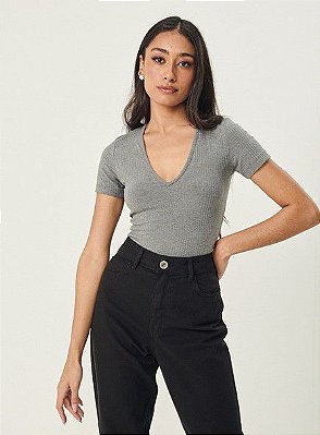 BLUSA COLCCI BASICS - MESCLA