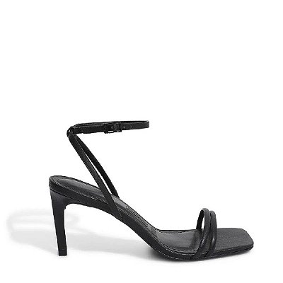 SANDALIA SANTA LOLLA COURO PELICA PREMIUM PRETO