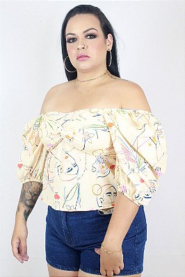 BLUSA COLCCI ESTAMPADA