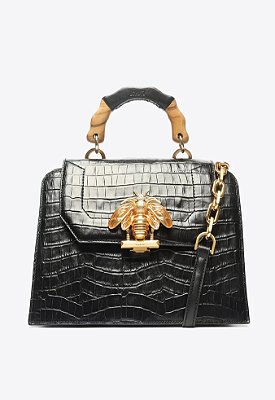BOLSA SCHUTZ GRANDE TIRACOLO BELIEVE BRIGHT - PRETO