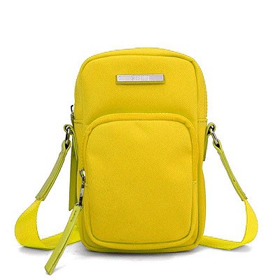 BOLSA SANTA LOLLA SHOULDER BAG TRANSVERSAL DE NYLON - AMARELO
