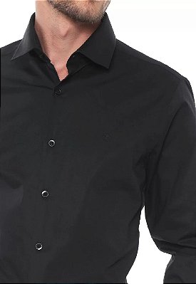 CAMISA FORUM SLIM FIT - PRETA