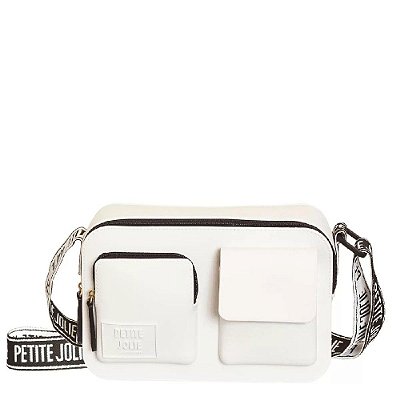 BOLSA PETITE JOLIE-  BRANCO/PRETO