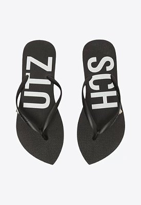 CHINELO SCHUTZ BICO FOLHA - PRETO