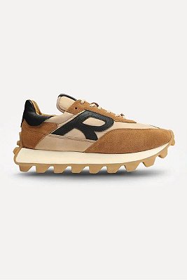 TENIS RESERVA YANKEE - BEGE CLARO/PRETO