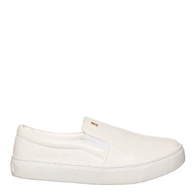 TENIS SANTA LOLLA SLIP ON FLAT - BRANCO